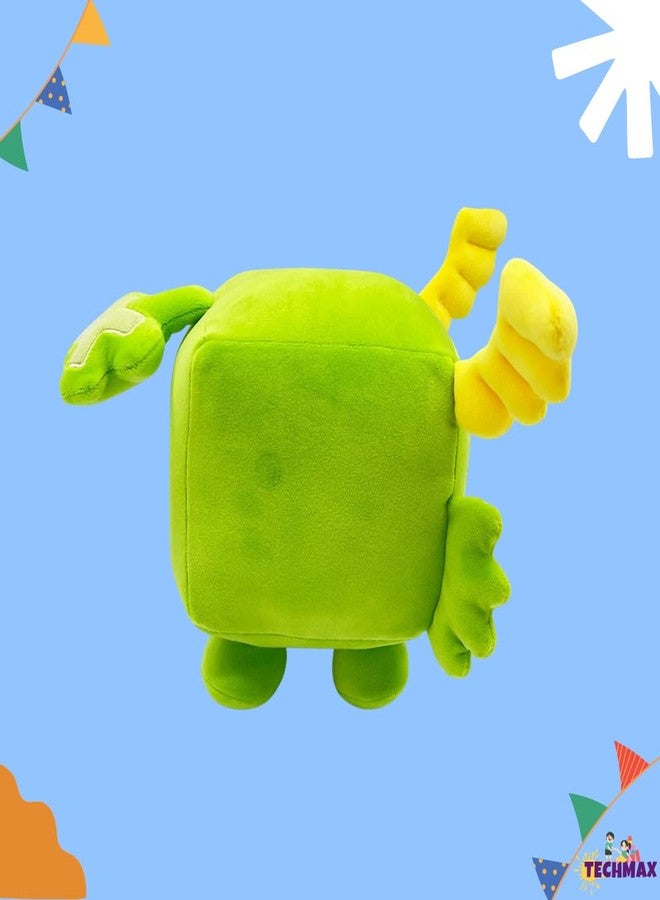 TechMax Solution لعبة TechMax Solution القطيفة الخضراء المربعة اللطيفة الناعمة - Image 5